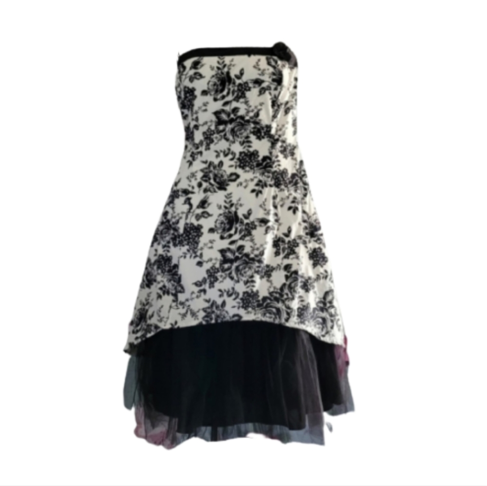 Ruby Rox Strapless High-Low Dress - Picture 3 of 9
